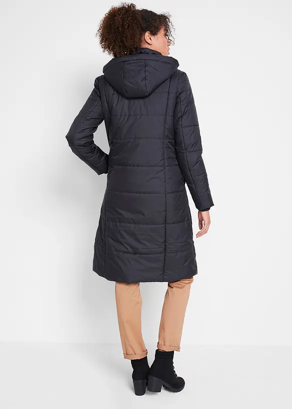 Manteau matelassé avec capuche amovible, bonprix