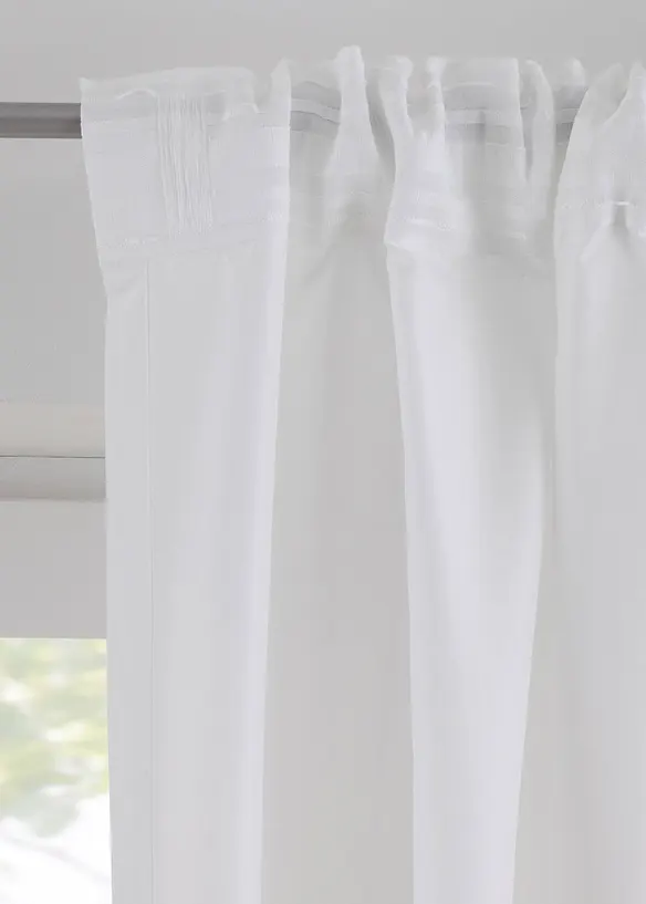 Rideau facile d’entretien en microfibre (1 pce), bonprix