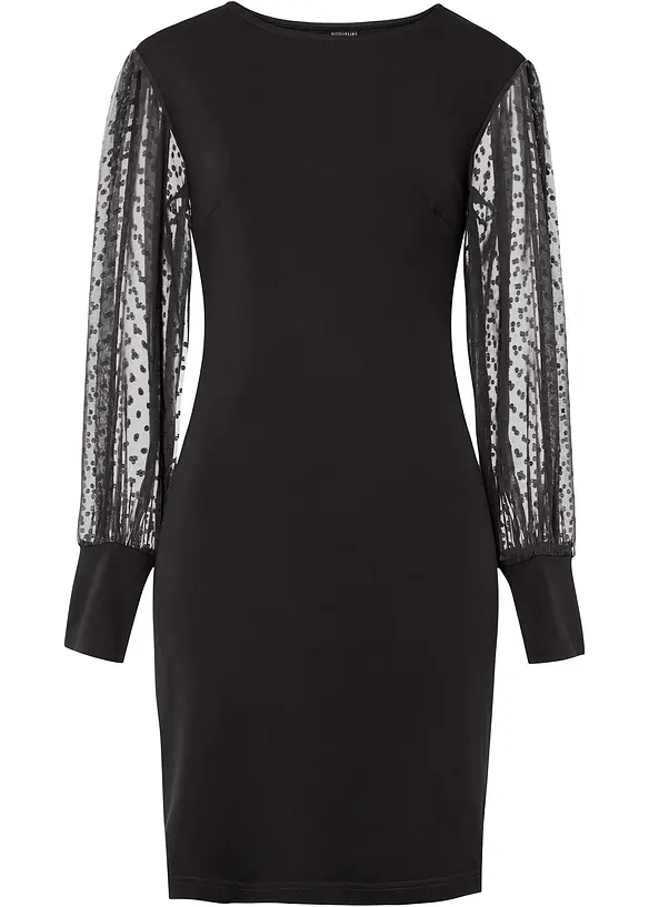 Robe en jersey de viscose mélangée, bonprix
