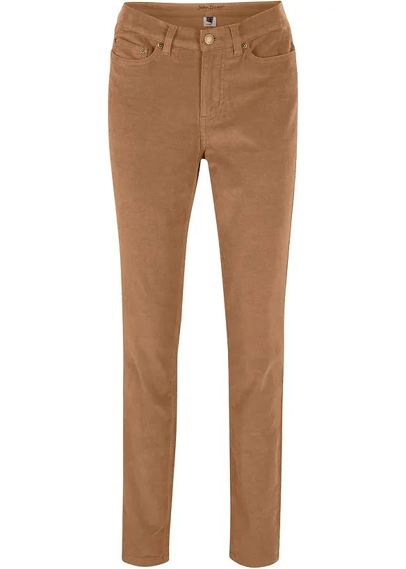 Pantalon skinny en velours côtelé extensible, bonprix