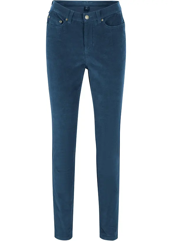 Pantalon skinny en velours côtelé extensible, bonprix