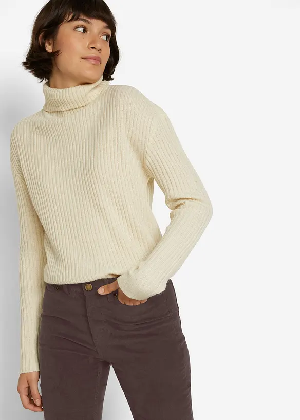 Pantalon skinny en velours côtelé extensible, bonprix