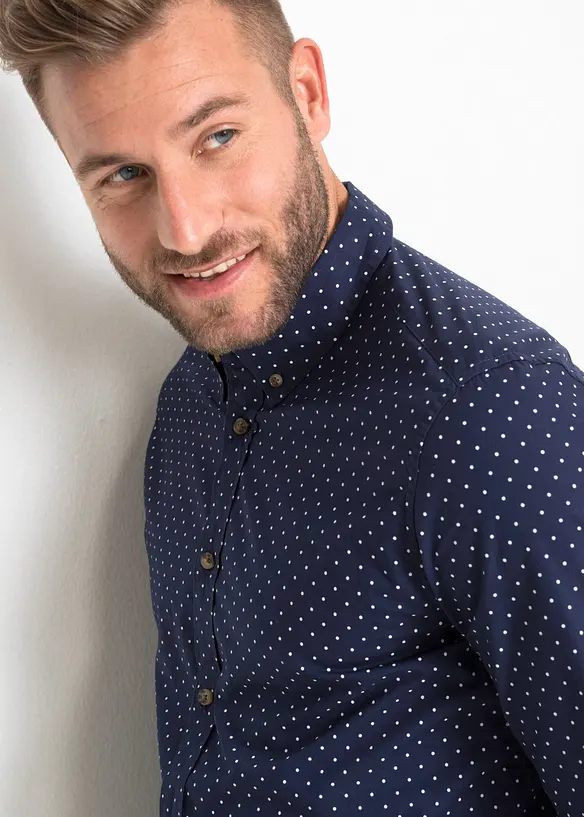 Chemise 100% coton, Slim, bonprix