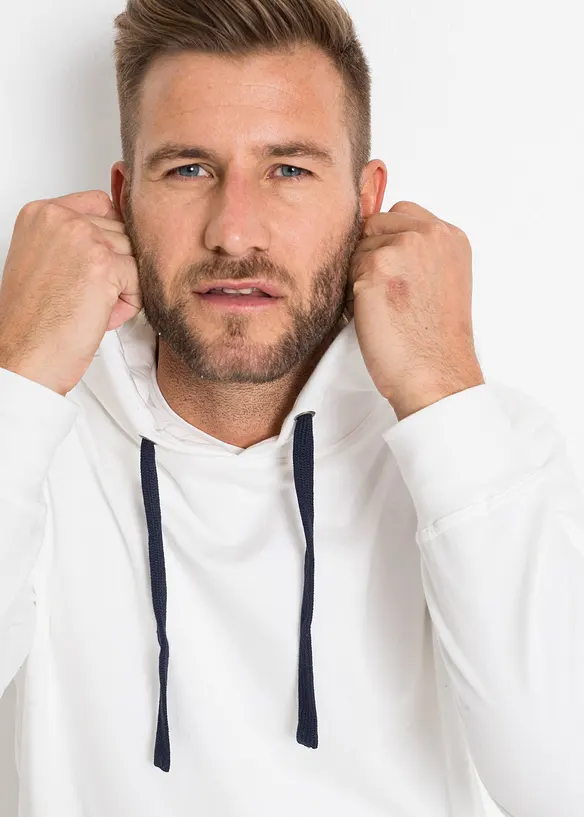 Sweat &agrave; capuche 100% coton, bonprix