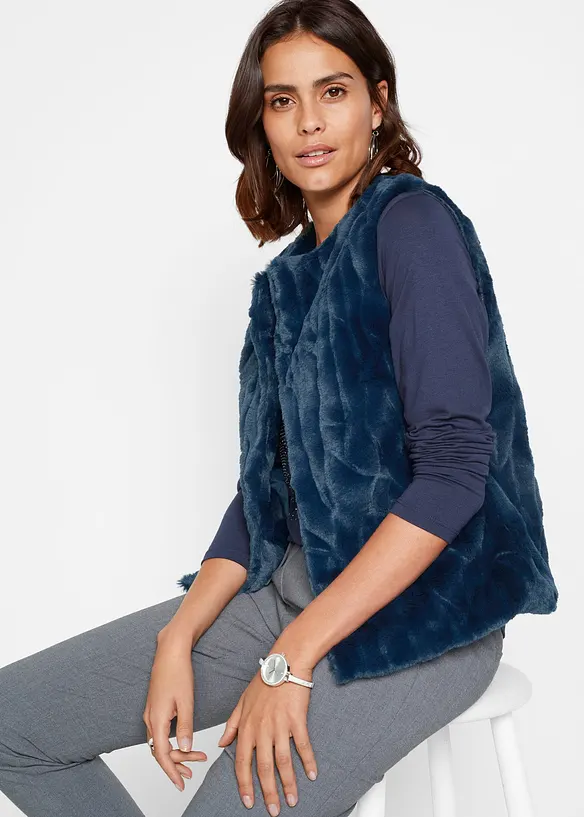 Gilet sans manches doux et moelleux, bonprix