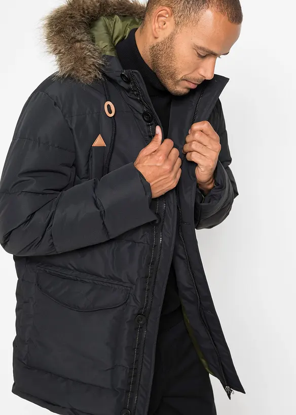 Parka technique doublée, bonprix