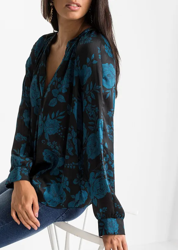 Blouse en crêpe léger, bonprix
