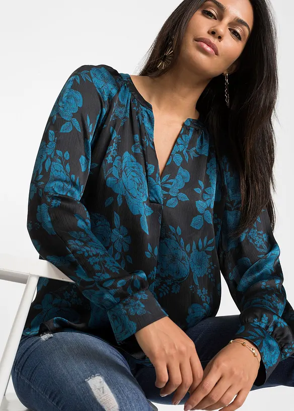 Blouse en crêpe léger, bonprix