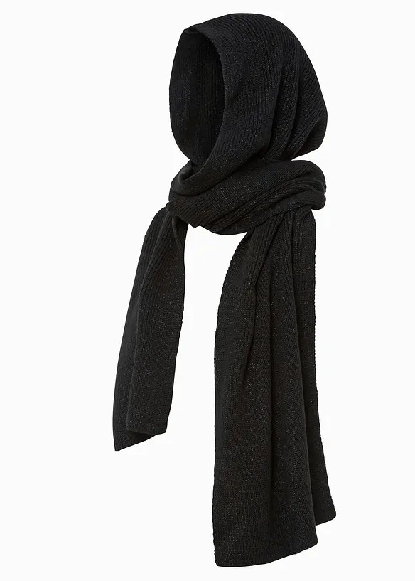 Écharpe-capuche brillante, bonprix