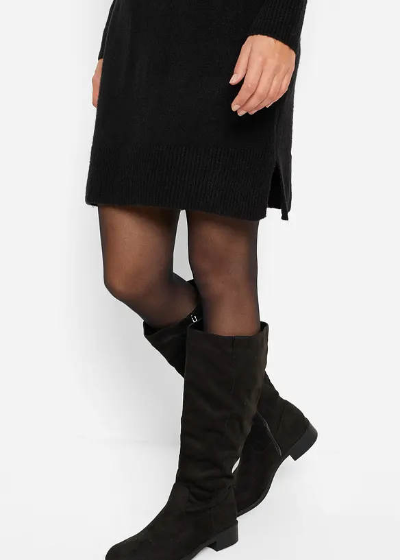 Robe pull oversize à col boule, bonprix