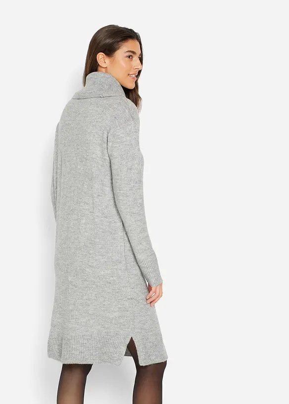 Robe pull oversize à col boule, bonprix