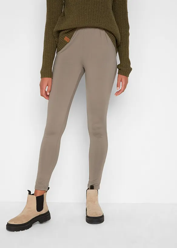 Legging chaud à taille élastiquée, bonprix