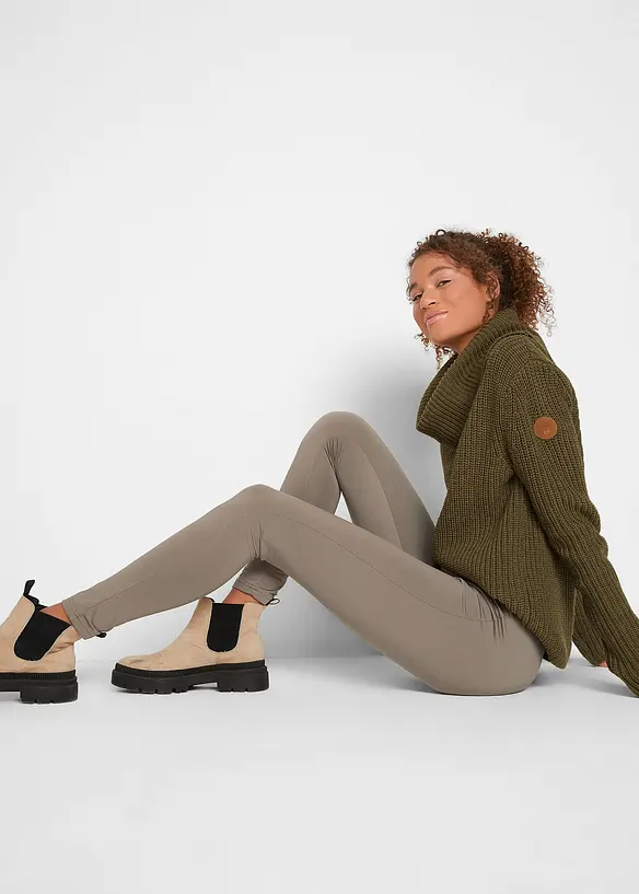 Legging chaud à taille élastiquée, bonprix