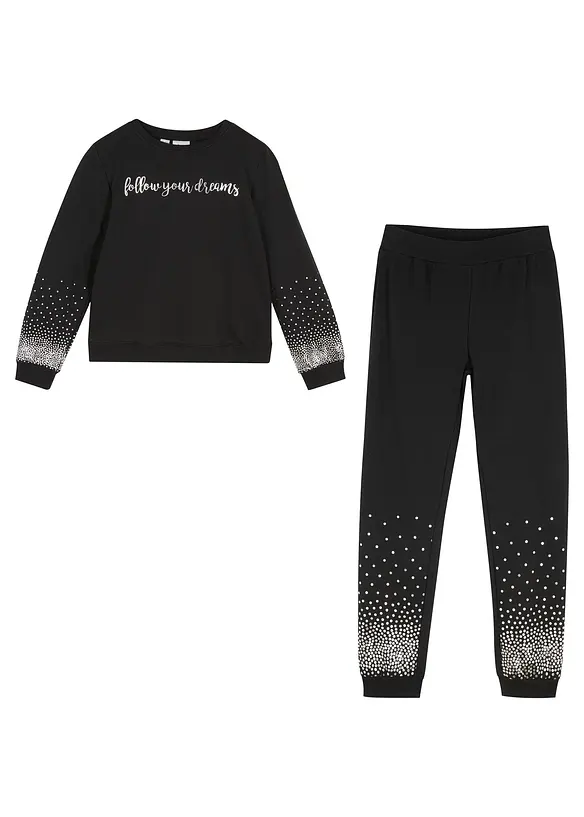 Sweat-shirt + pantalon sweat (ens. 2 pces), bonprix