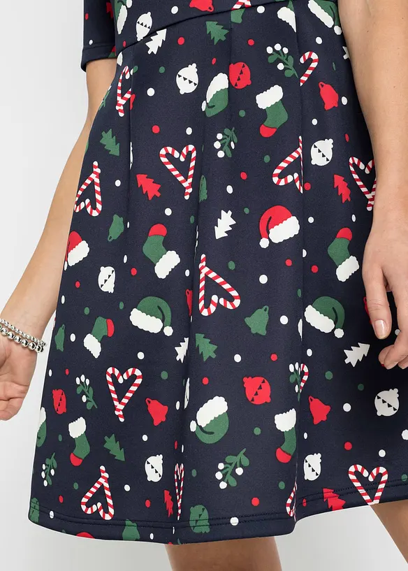 Robe trapèze courte, bonprix