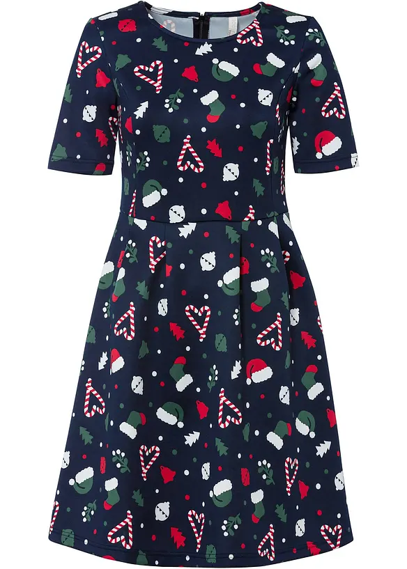 Robe trapèze courte, bonprix