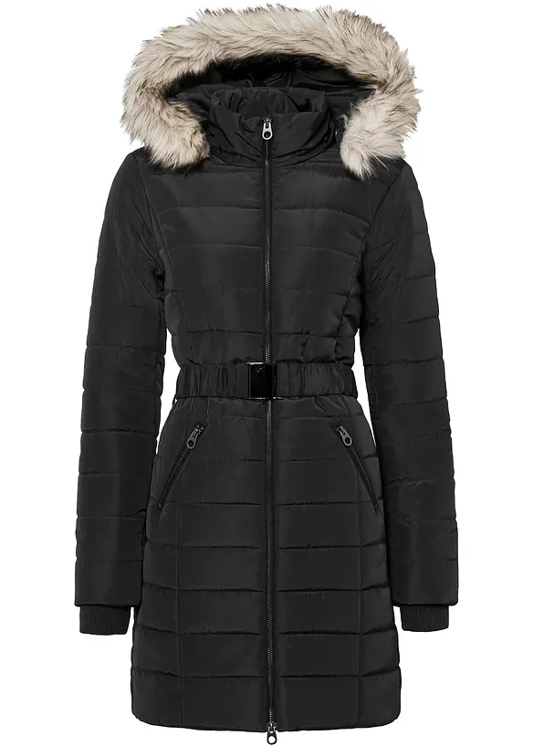 Manteau matelassé avec ceinture, bonprix