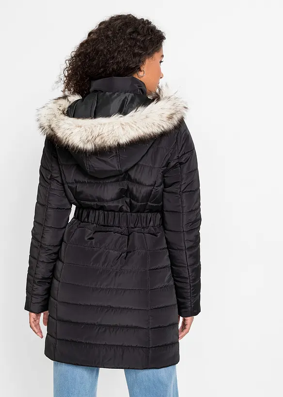 Manteau matelassé avec ceinture, bonprix