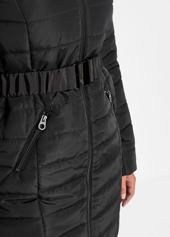 Manteau matelassé avec ceinture, bonprix