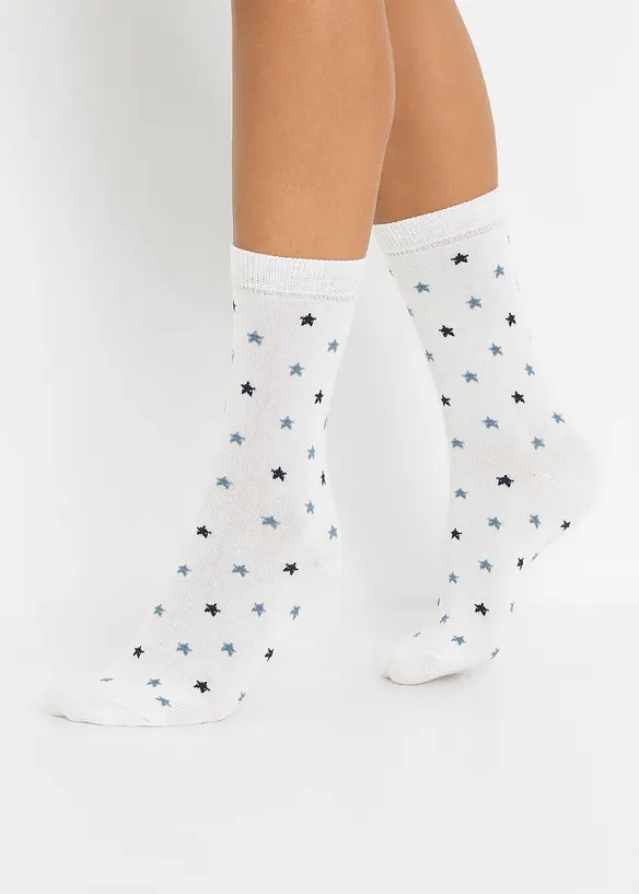 Lot de 5 paires de chaussettes avec coton, bonprix