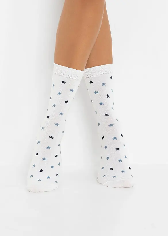 Lot de 5 paires de chaussettes avec coton, bonprix