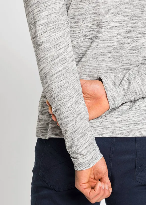 Lot de 2 t-shirts manches longues, bonprix