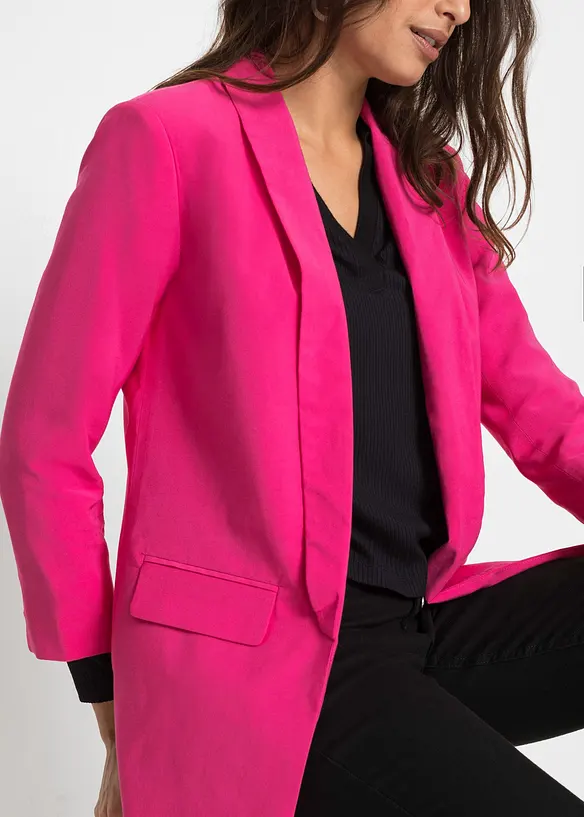 Blazer long en viscose majoritaire, bonprix