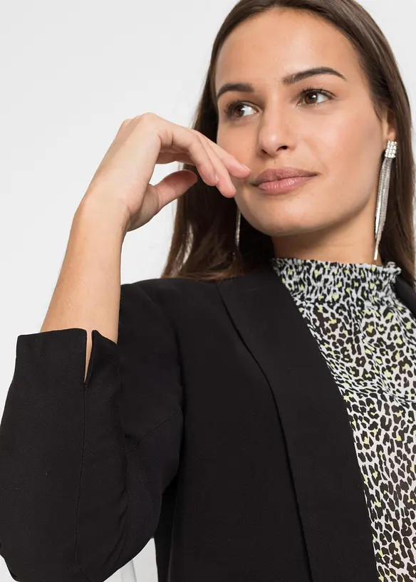 Blazer long en viscose majoritaire, bonprix