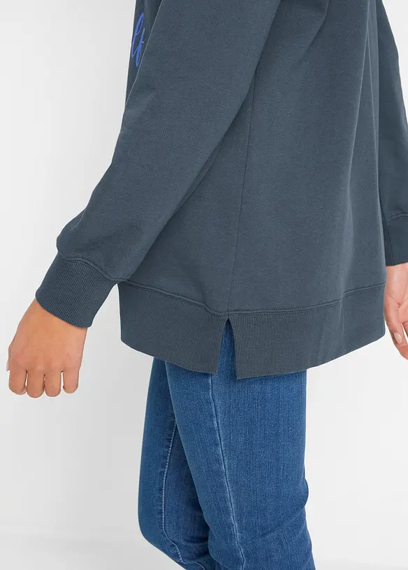 Sweat à capuche 100% coton, bonprix