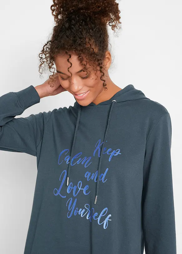 Sweat à capuche 100% coton, bonprix