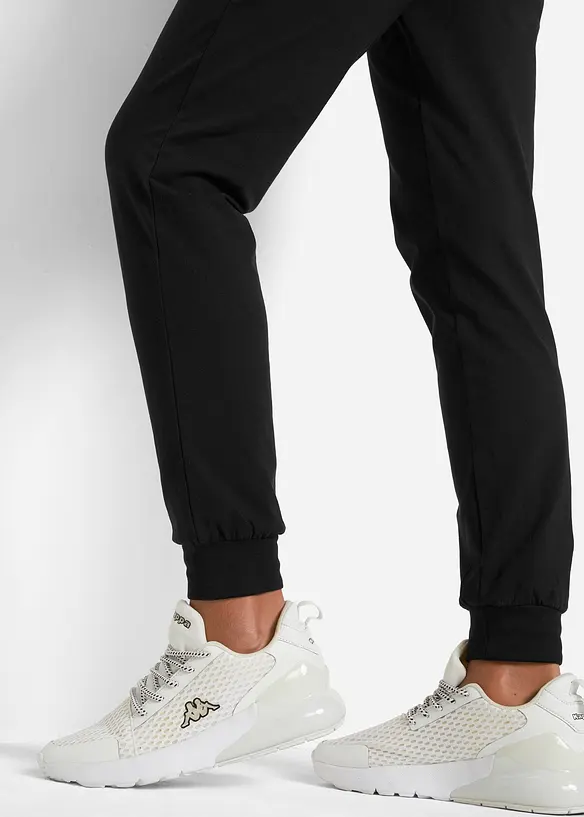 Pantalon de jogging en coton avec imprimé, Loose Fit, bonprix