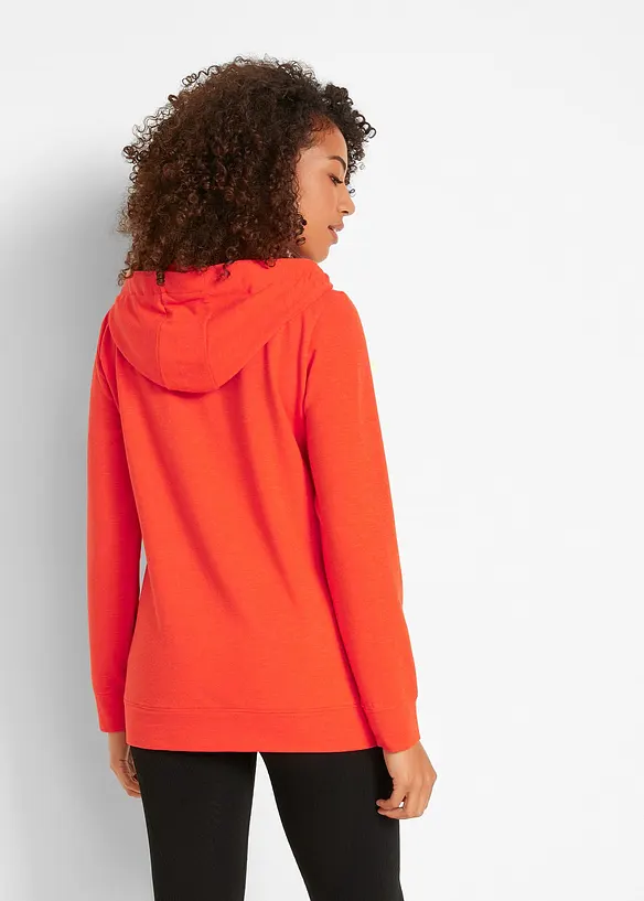 Sweat à capuche doux en viscose mélangée, bonprix