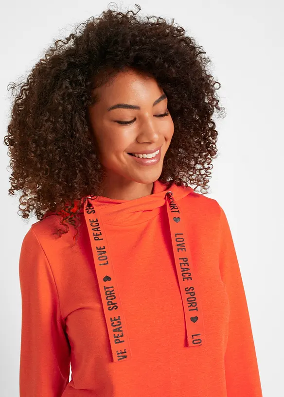 Sweat à capuche doux en viscose mélangée, bonprix