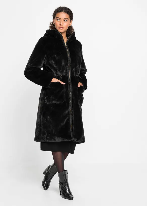 Manteau peluche, bonprix