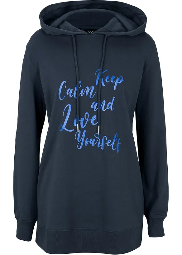 Sweat à capuche 100% coton, bonprix