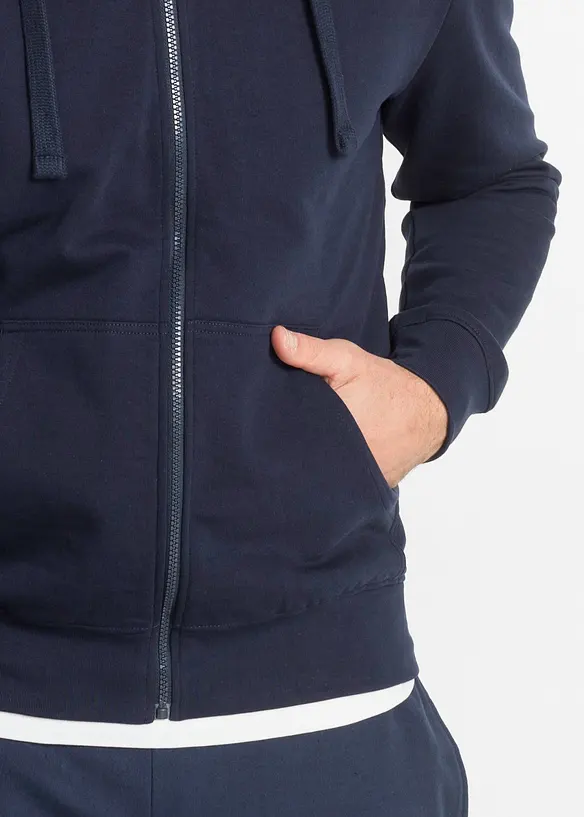 Lot de 2 sweats à capuche zippés , bonprix