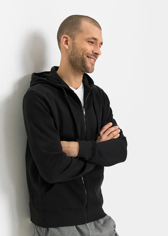 Lot de 2 sweats à capuche zippés , bonprix
