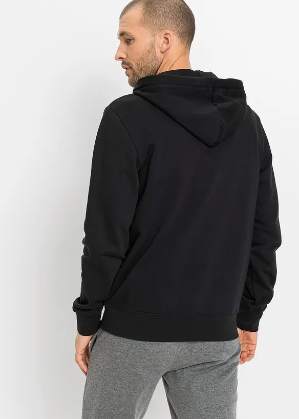 Lot de 2 sweats à capuche zippés , bonprix