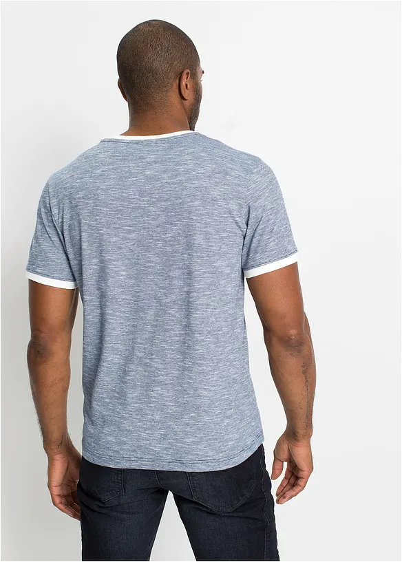 T-shirt en coton avec laçage, bonprix