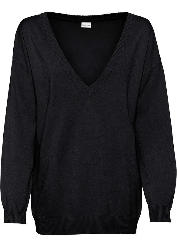 Pull oversize en viscose mélangée, bonprix