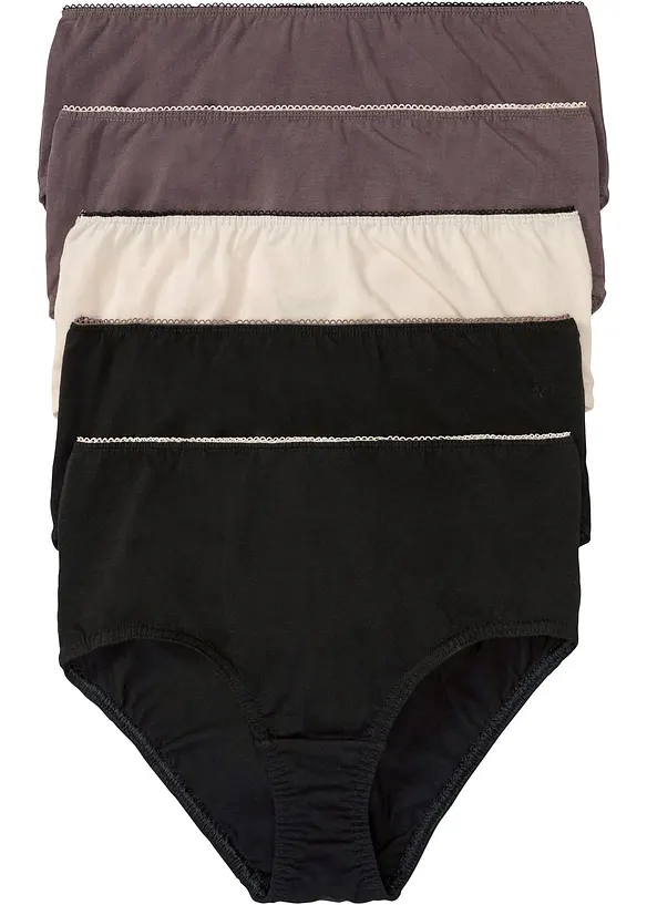 Lot de 5 slips Maxi, bonprix