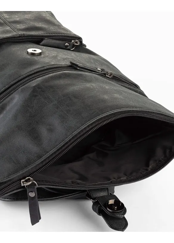 Sac à dos avec poche extérieure et boucle, bonprix