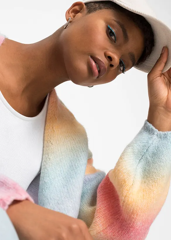 Gilet en grosse maille, bonprix