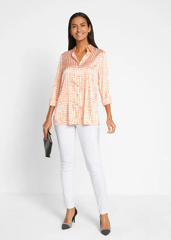 Pantalon 7/8 à taille élastiquée, bonprix