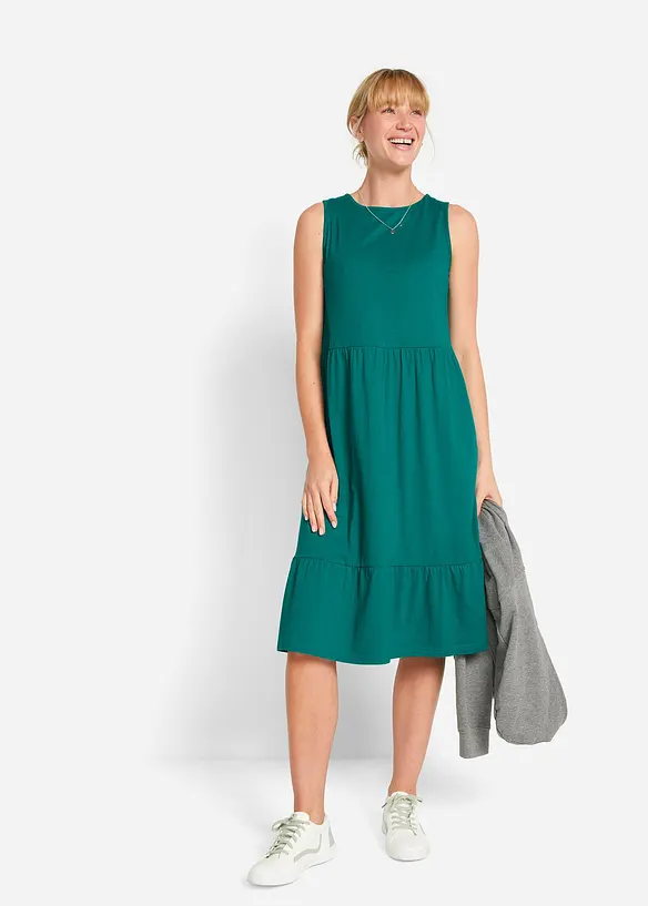 Robe en jersey 100% coton, bonprix