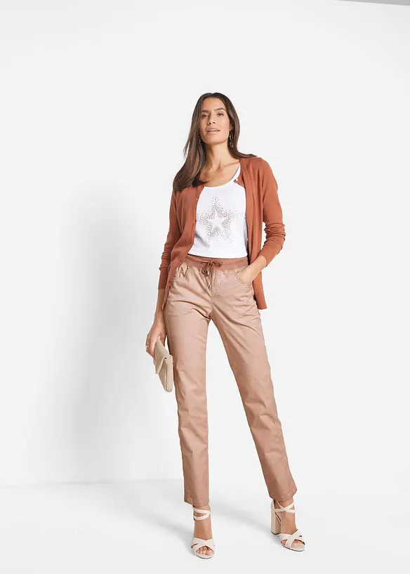 Gilet ajust&eacute; en fine maille, bonprix