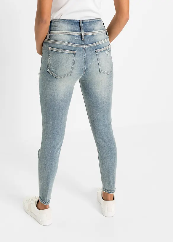 Jean skinny taille haute, extensible, bonprix