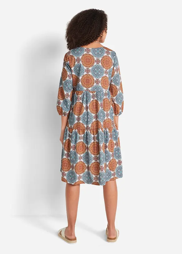 Robe fluide en jersey viscose mélangée, bonprix