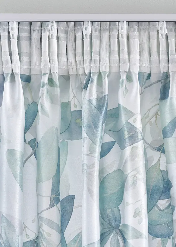 Rideau à imprimé végétal (1 pce.), bonprix