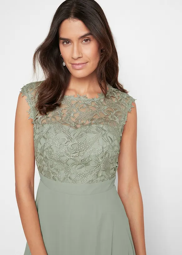 Robe courte à dentelle, bonprix